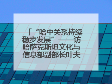 “哈中关系持续稳步发展”——访哈萨克斯坦文化与信息部副部长叶夫根尼·科切托夫