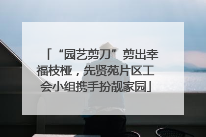“园艺剪刀”剪出幸福枝桠，先贤苑片区工会小组携手扮靓家园