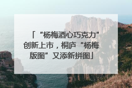 “杨梅酒心巧克力”创新上市，桐庐“杨梅版图”又添新拼图