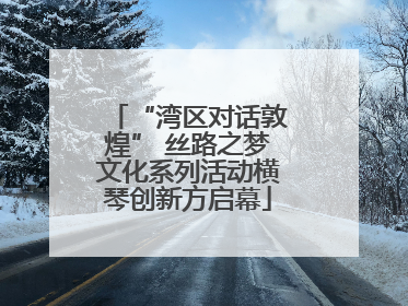 “湾区对话敦煌” 丝路之梦文化系列活动横琴创新方启幕