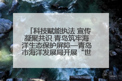 科技赋能执法 宣传凝聚共识 青岛筑牢海洋生态保护屏障—青岛市海洋发展局开展“世界海洋日”和“全国海洋宣传日”宣传活动