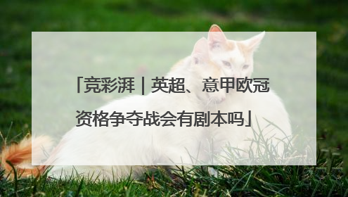 竞彩湃｜英超、意甲欧冠资格争夺战会有剧本吗