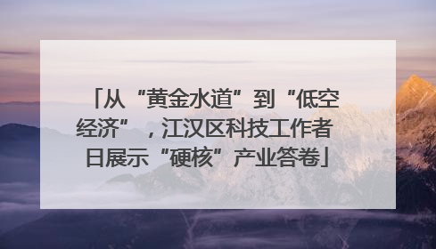 从“黄金水道”到“低空经济”，江汉区科技工作者日展示“硬核”产业答卷