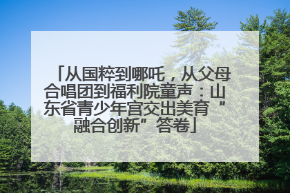 从国粹到哪吒，从父母合唱团到福利院童声：山东省青少年宫交出美育“融合创新”答卷