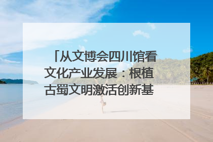 从文博会四川馆看文化产业发展：根植古蜀文明激活创新基因｜文博向“新”