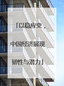 以稳应变，中国经济展现韧性与潜力