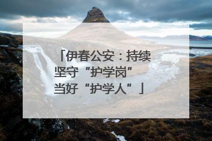 伊春公安：持续坚守“护学岗” 当好“护学人”