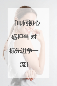 叩问初心砺担当 对标先进争一流
