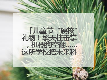 儿童节“硬核”礼物！擎天柱击掌，机器狗空翻……这所学校把未来科技搬进校园