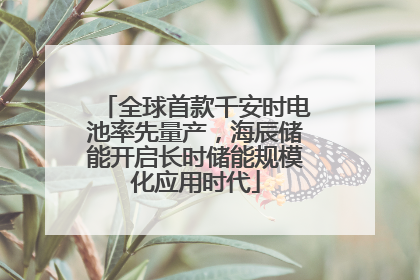 全球首款千安时电池率先量产，海辰储能开启长时储能规模化应用时代