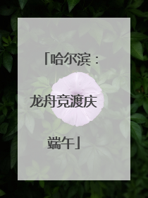哈尔滨：龙舟竞渡庆端午