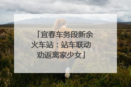 宜春车务段新余火车站：站车联动劝返离家少女