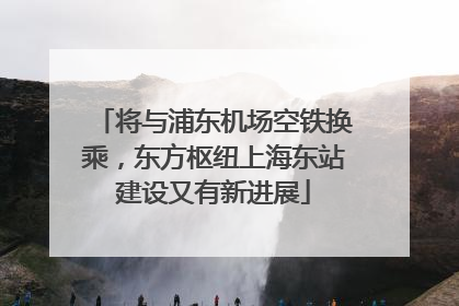 将与浦东机场空铁换乘，东方枢纽上海东站建设又有新进展