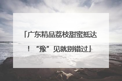 广东精品荔枝甜蜜抵达！“豫”见就别错过