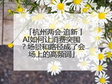 杭州两会·追新丨AI如何让消费突围？场景和路径成了会场上的高频词