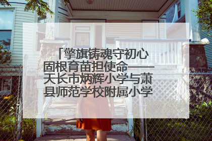 擎旗铸魂守初心 固根育苗担使命——天长市炳辉小学与萧县师范学校附属小学结对共建活动纪实