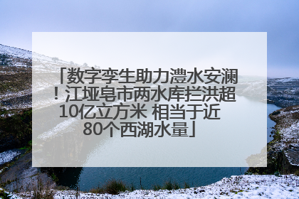 数字孪生助力澧水安澜！江垭皂市两水库拦洪超10亿立方米 相当于近80个西湖水量
