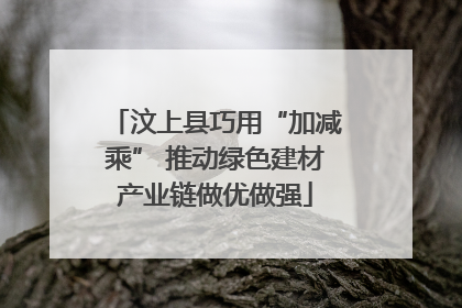汶上县巧用“加减乘” 推动绿色建材产业链做优做强