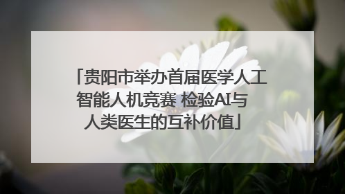 贵阳市举办首届医学人工智能人机竞赛 检验AI与人类医生的互补价值