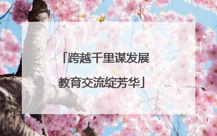 跨越千里谋发展 教育交流绽芳华