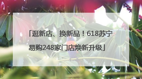 逛新店、换新品！618苏宁易购248家门店焕新升级