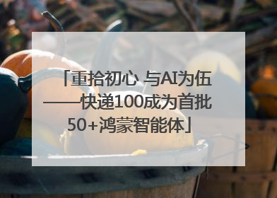重拾初心 与AI为伍——快递100成为首批50+鸿蒙智能体