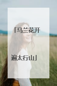 马兰花开遍太行山
