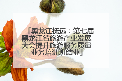 黑龙江抚远：第七届黑龙江省旅游产业发展大会提升旅游服务质量业务培训班结业