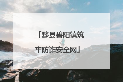 黟县碧阳镇筑牢防诈安全网