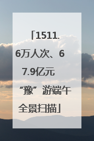 1511.6万人次、67.9亿元 “豫”游端午全景扫描