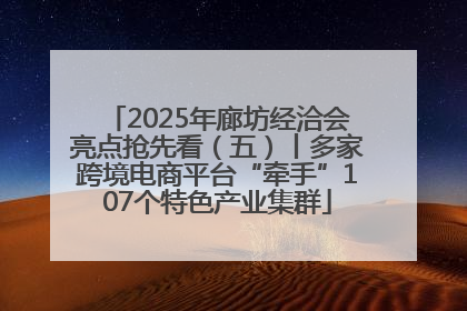 2025年廊坊经洽会亮点抢先看（五）丨多家跨境电商平台“牵手”107个特色产业集群