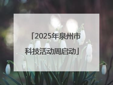 2025年泉州市科技活动周启动