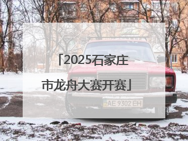 2025石家庄市龙舟大赛开赛