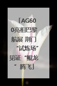 AG600亮相巴黎航展 荆门“试炼场”见证“鲲龙”腾飞